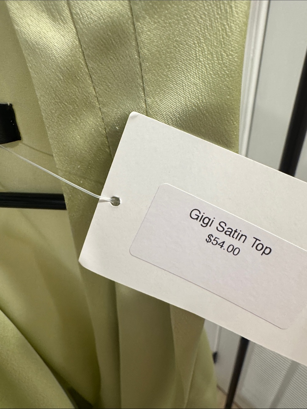 FORE SATIN TOP - Picture 5 of 5